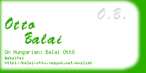 otto balai business card